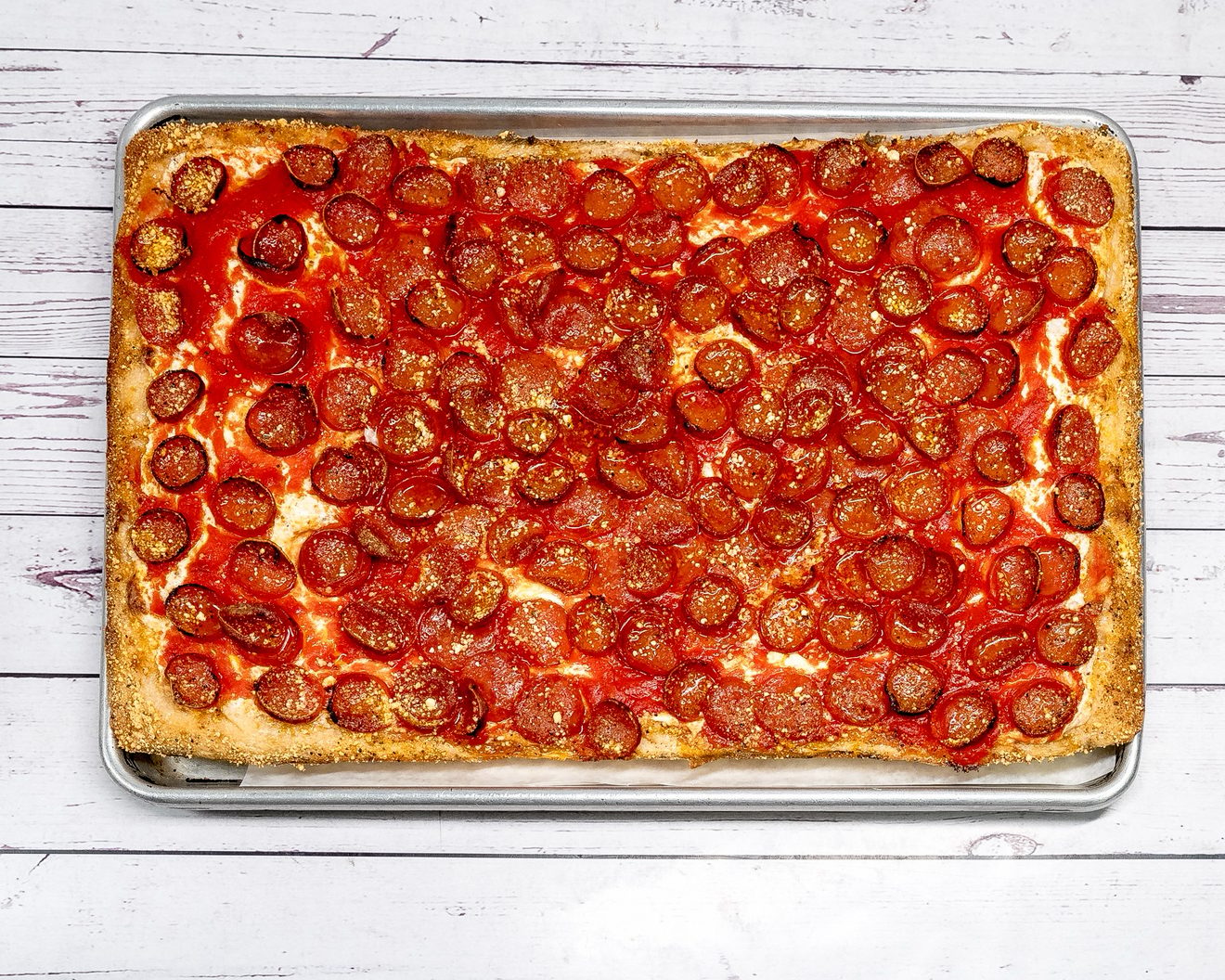 The Jersey Devil Pizza (Hot Honey Roni).
