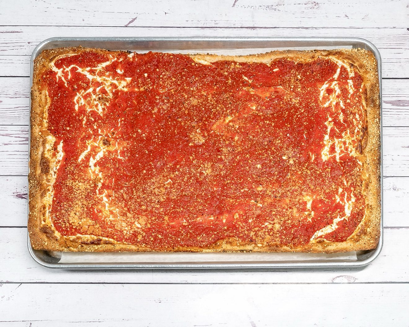 The Upside Down Pizza.