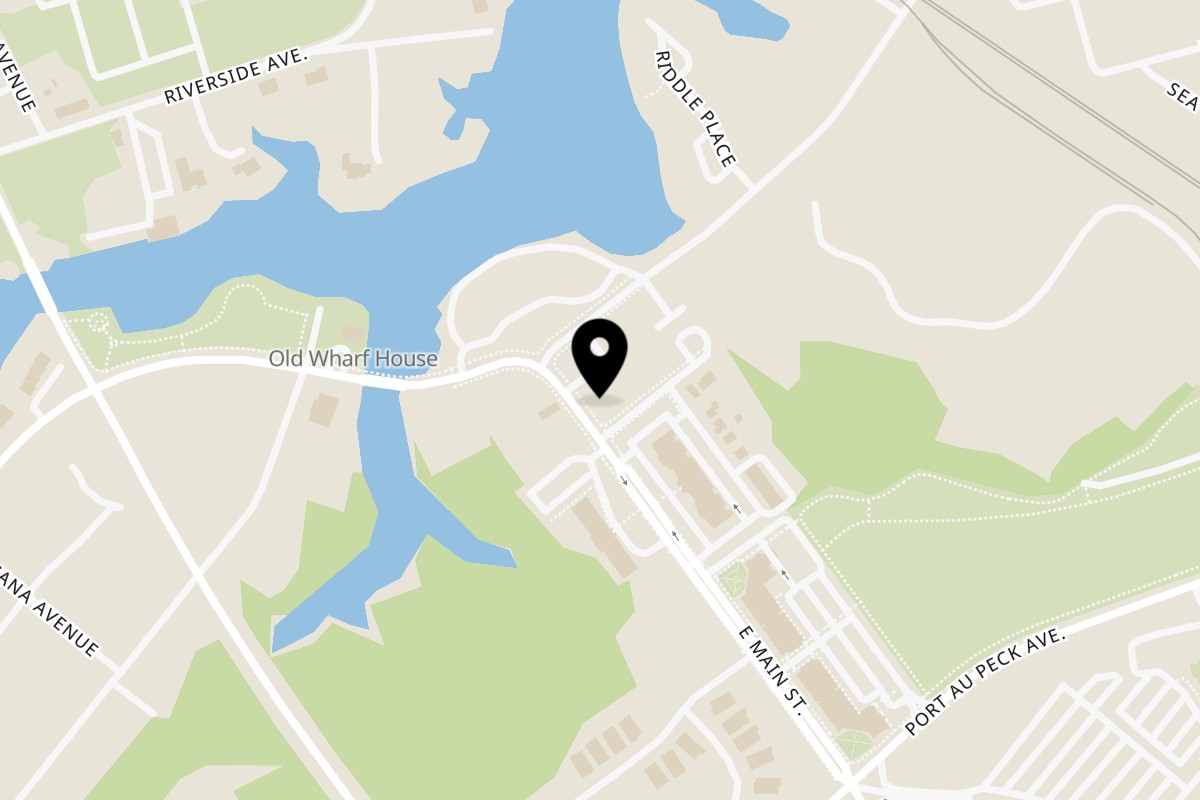 Map showing the location of The Sauce Pizzeria on 281 E Main St in Oceanport